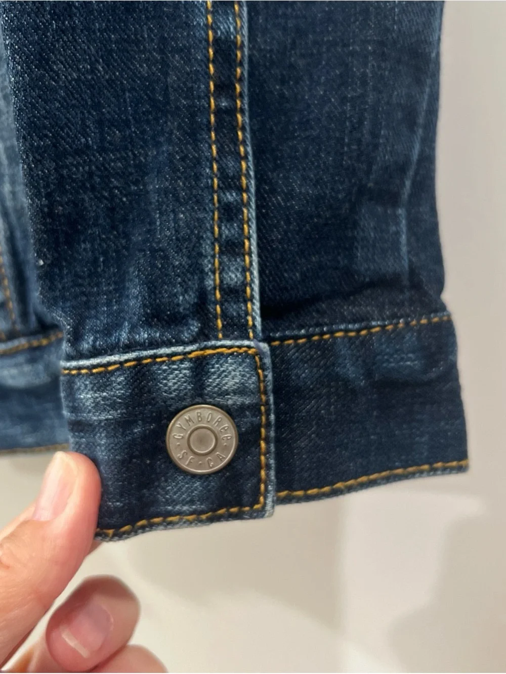 GYMBOREE Kids Denim Jacket - Dark Blue 5/6 NWT